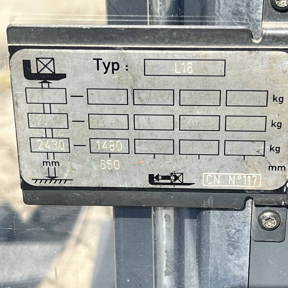 Stacker Linde L16 (1173): picture 13