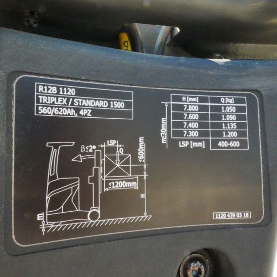 Linde R12B (1120) - Reach truck: picture 1 Linde R12B (1120) - Reach truck: picture 1