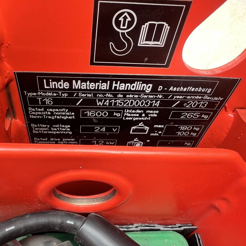Leasing of  Linde T16 (1152) Linde T16 (1152): picture 12