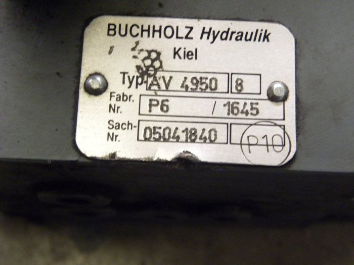 Control valve for Jungheinrich EFG - Vac 20 - Hydraulic valve for Material handling equipment: picture 1 Control valve for Jungheinrich EFG - Vac 20 - Hydraulic valve for Material handling equipment: picture 1