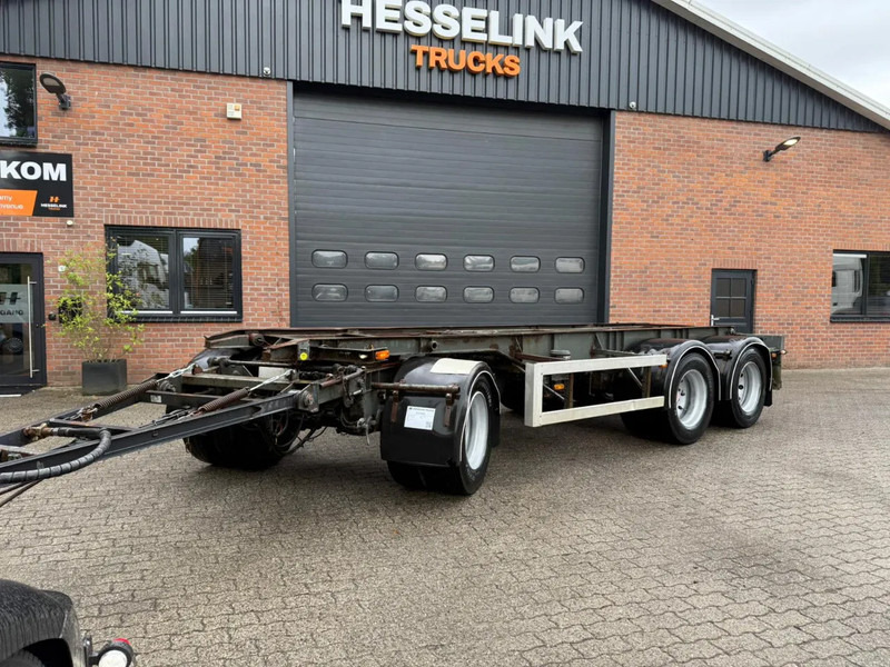 GS Meppel 28T Kiepende containeraanhangwagen! 640cm systeemlengte Centrale smering - Container transporter/ Swap body semi-trailer: picture 1 GS Meppel 28T Kiepende containeraanhangwagen! 640cm systeemlengte Centrale smering - Container transporter/ Swap body semi-trailer: picture 1