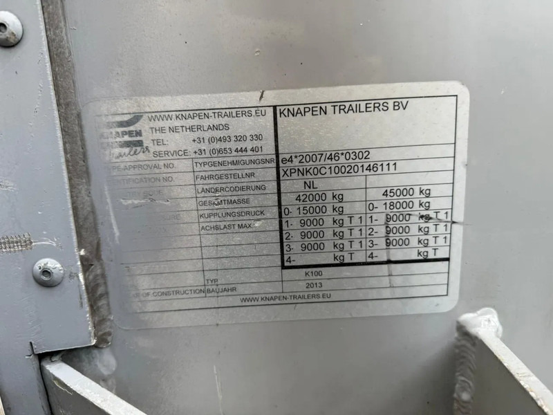 Leasing of Knapen Trailers K100 92m3 SAF Schijfrem assen 10MM Cargo Floor Liftas Knapen Trailers K100 92m3 SAF Schijfrem assen 10MM Cargo Floor Liftas: picture 15 Leasing of Knapen Trailers K100 92m3 SAF Schijfrem assen 10MM Cargo Floor Liftas Knapen Trailers K100 92m3 SAF Schijfrem assen 10MM Cargo Floor Liftas: picture 15