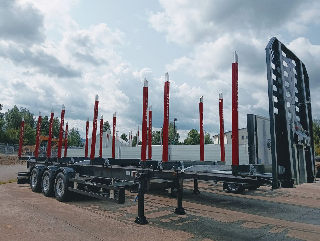 Schwarzmüller 3-A Rungensattel 8xRungSchemel 5800kg NEU sofort Schwarzmüller 3-A Rungensattel 8xRungSchemel 5800kg NEU sofort - Timber semi-trailer: picture 1 Schwarzmüller 3-A Rungensattel 8xRungSchemel 5800kg NEU sofort Schwarzmüller 3-A Rungensattel 8xRungSchemel 5800kg NEU sofort - Timber semi-trailer: picture 1