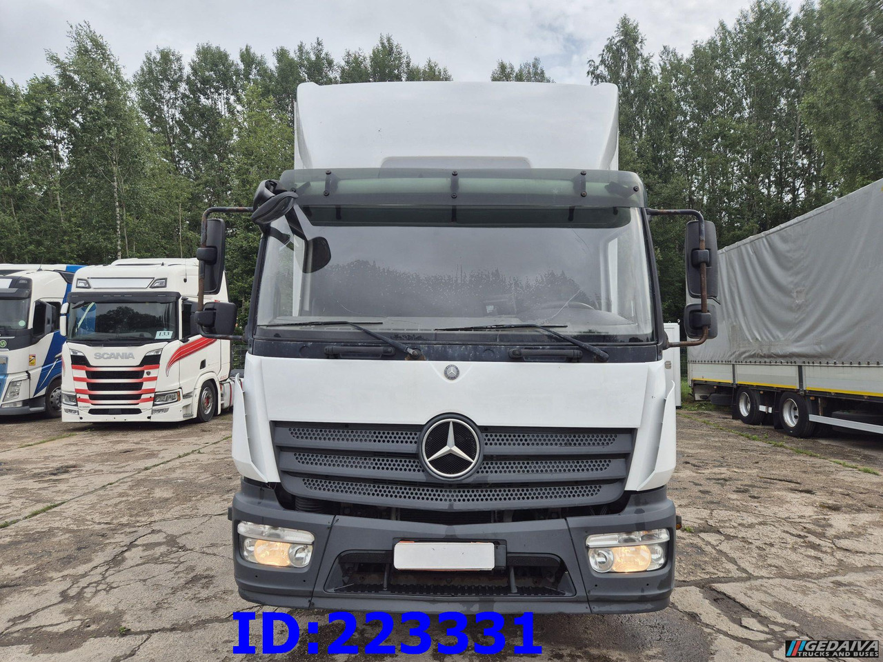 MERCEDES-BENZ Atego 1224 Euro6 (Open side box) - Isothermal truck: picture 2 MERCEDES-BENZ Atego 1224 Euro6 (Open side box) - Isothermal truck: picture 2