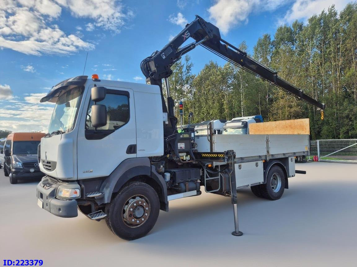 RENAULT Midlum 240.16 4x4 + HIAB 122 E-3 HIDUO - Dropside/ Flatbed truck: picture 1 RENAULT Midlum 240.16 4x4 + HIAB 122 E-3 HIDUO - Dropside/ Flatbed truck: picture 1