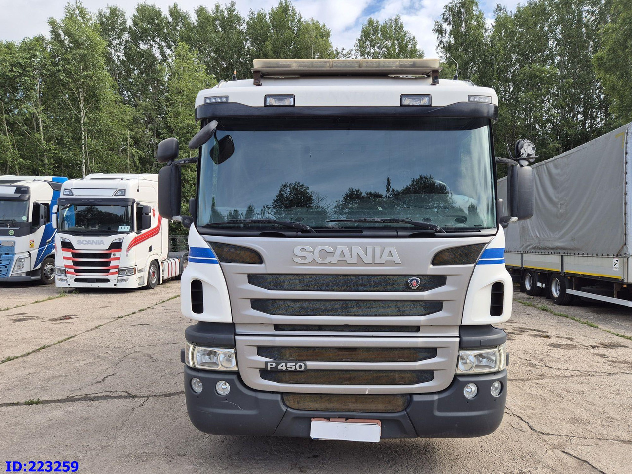 SCANIA P450 6x2 Steering axle Euro6 + PM 13.5SP - Dropside/ Flatbed truck: picture 2 SCANIA P450 6x2 Steering axle Euro6 + PM 13.5SP - Dropside/ Flatbed truck: picture 2