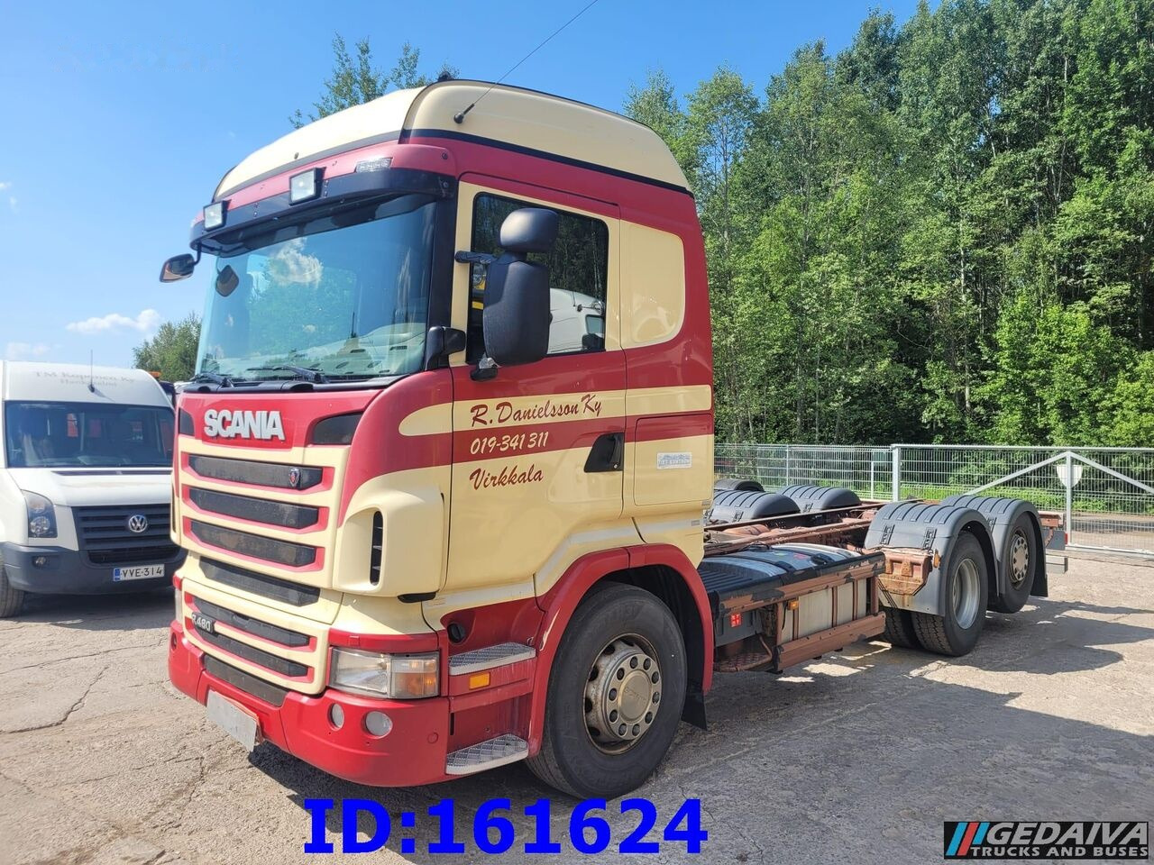 Cab chassis truck Scania R480 Steering axle: picture 1