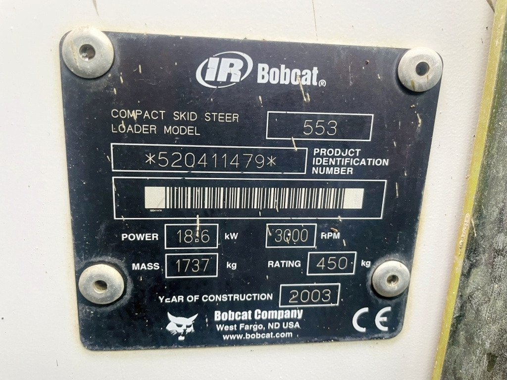 Bobcat 553 (3998) - Skid steer loader: picture 4 Bobcat 553 (3998) - Skid steer loader: picture 4
