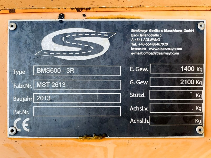 Strassmayr BMS600-3R (3831) - Asphalt distributor: picture 5 Strassmayr BMS600-3R (3831) - Asphalt distributor: picture 5