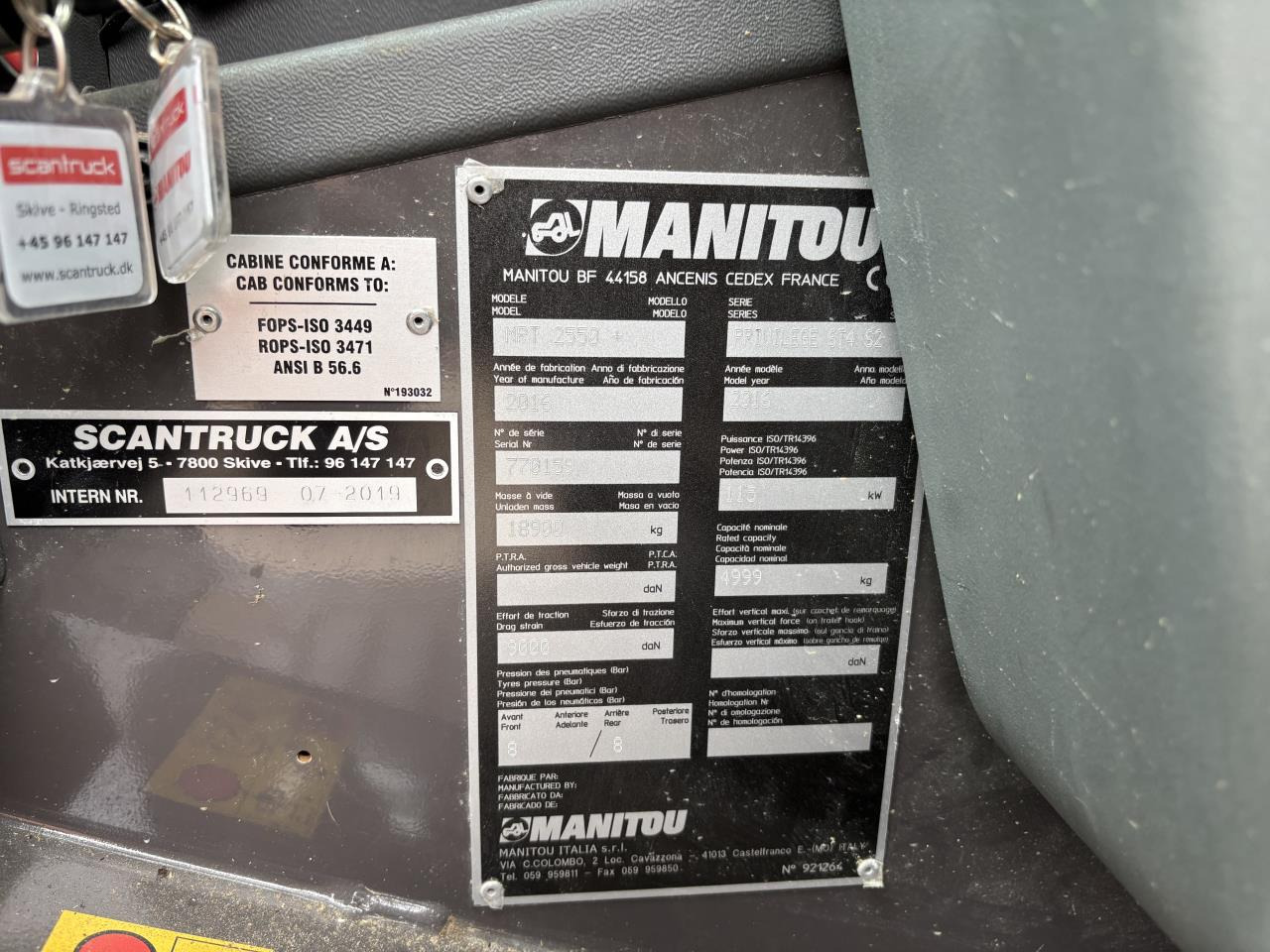Manitou MRT2550P+ ST4 - Telescopic handler: picture 2 Manitou MRT2550P+ ST4 - Telescopic handler: picture 2