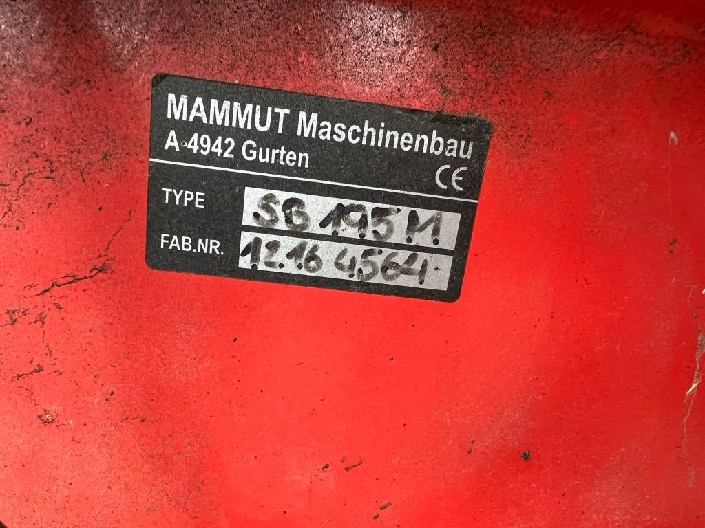 Livestock equipment Mammut SB195M: picture 8 Livestock equipment Mammut SB195M: picture 8