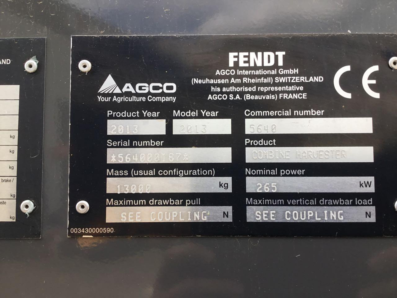 Fendt 6335 C - Combine harvester: picture 5 Fendt 6335 C - Combine harvester: picture 5