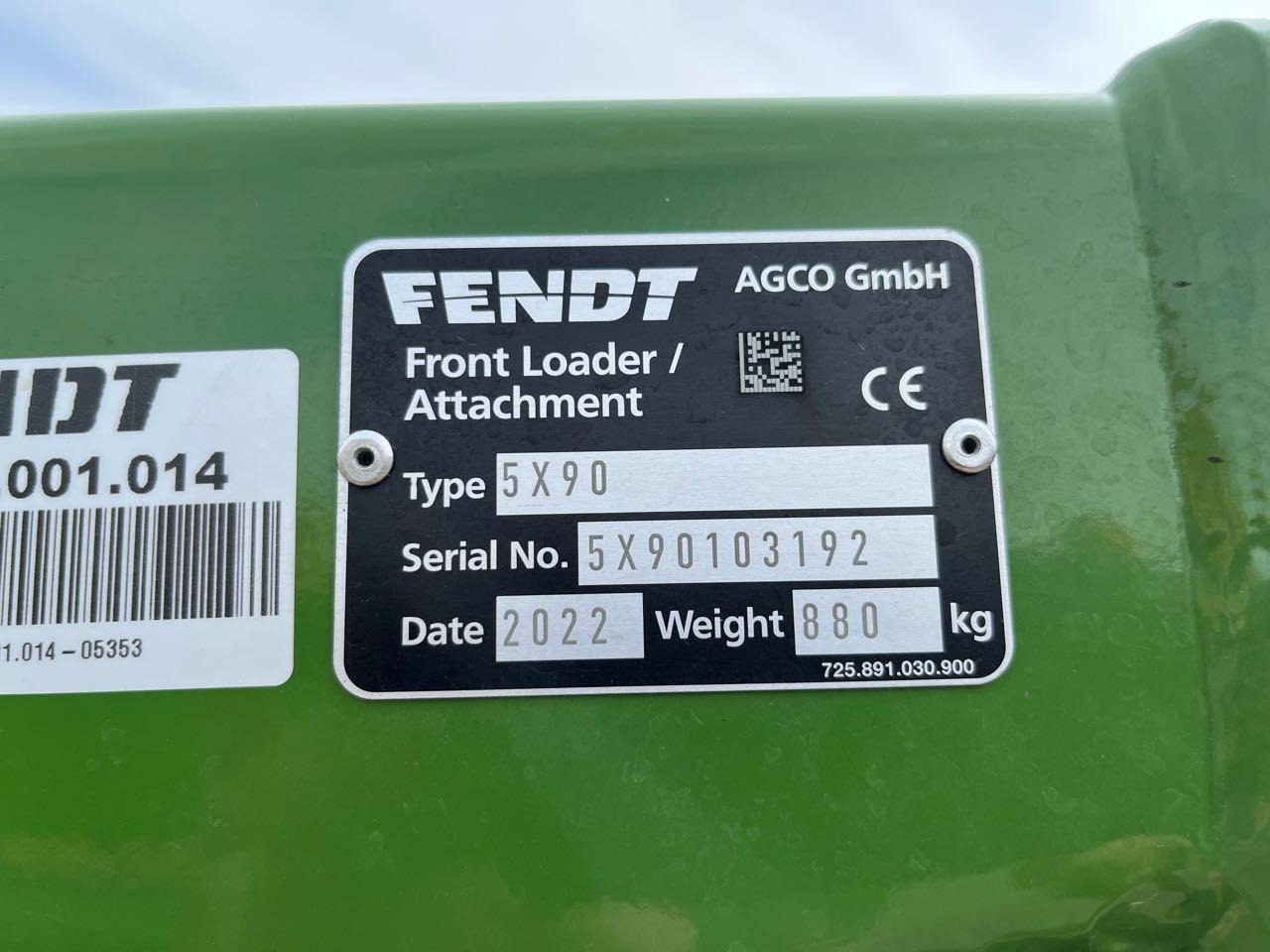 Fendt Cargo 5x90 - Front loader for tractor: picture 5 Fendt Cargo 5x90 - Front loader for tractor: picture 5