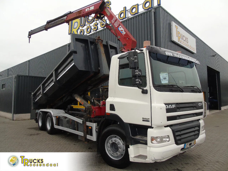 DAF CF 85.380 + MANUAL + HMF 1680 + HYVA + 6X2 - Crane truck: picture 1 DAF CF 85.380 + MANUAL + HMF 1680 + HYVA + 6X2 - Crane truck: picture 1