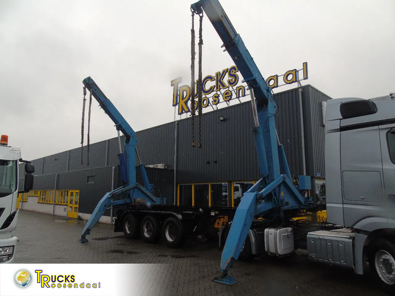 KLAUS 20FT + SELF PROPPELED ENGINE + FULLY WORKING - Container transporter/ Swap body semi-trailer: picture 1 KLAUS 20FT + SELF PROPPELED ENGINE + FULLY WORKING - Container transporter/ Swap body semi-trailer: picture 1