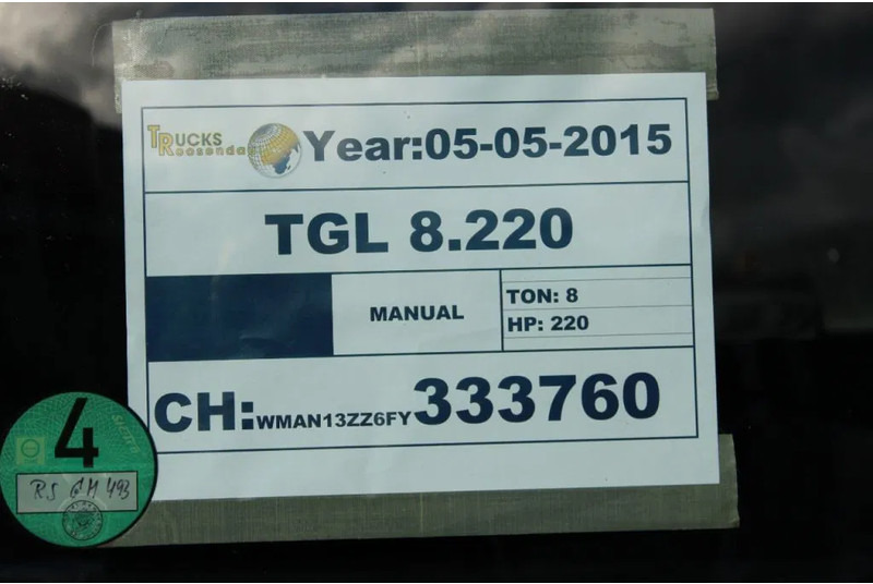 Refrigerator truck MAN TGL 8.220 + MANUAL: picture 18