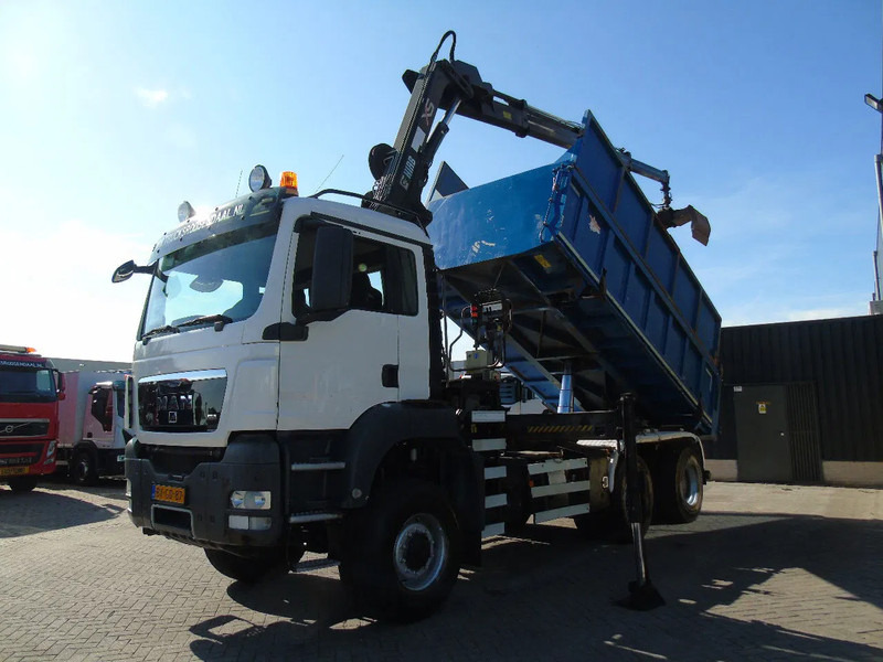 MAN TGX + 6x6 + HIAB 166 E3 HIPRO + 3SIDE TIPPER - Tipper, Crane truck: picture 3 MAN TGX + 6x6 + HIAB 166 E3 HIPRO + 3SIDE TIPPER - Tipper, Crane truck: picture 3