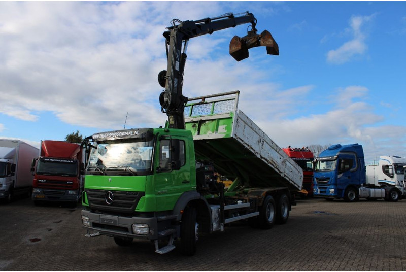 Mercedes-Benz Axor 2633 + TIPPER + HIAB 144 + REMOTE + MANUAL + 6x4 - Tipper, Crane truck: picture 2 Mercedes-Benz Axor 2633 + TIPPER + HIAB 144 + REMOTE + MANUAL + 6x4 - Tipper, Crane truck: picture 2