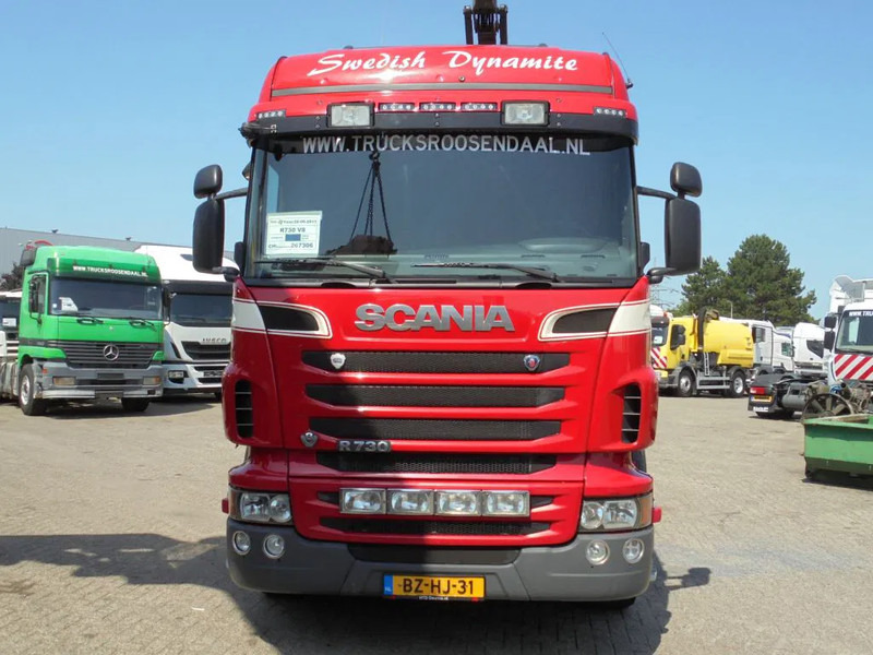 Scania R730 V8 + Euro 5 + Loglift 115Z + 6X4 - Dropside/ Flatbed truck: picture 2 Scania R730 V8 + Euro 5 + Loglift 115Z + 6X4 - Dropside/ Flatbed truck: picture 2