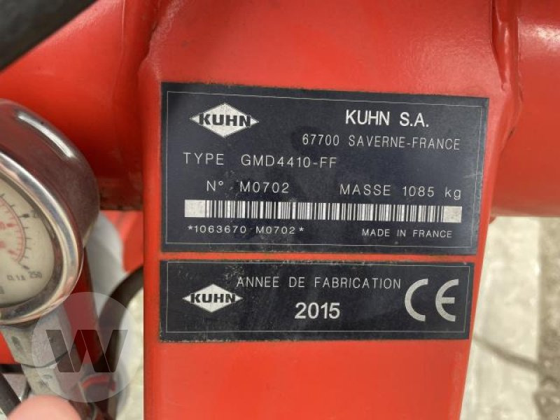 Kuhn GMD 4410 - Mower: picture 3 Kuhn GMD 4410 - Mower: picture 3