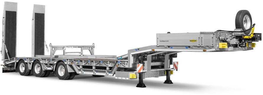 Humbaur Niskopodwozie z zagłębieniami na koła, ocynkowane - Low loader semi-trailer: picture 3 Humbaur Niskopodwozie z zagłębieniami na koła, ocynkowane - Low loader semi-trailer: picture 3