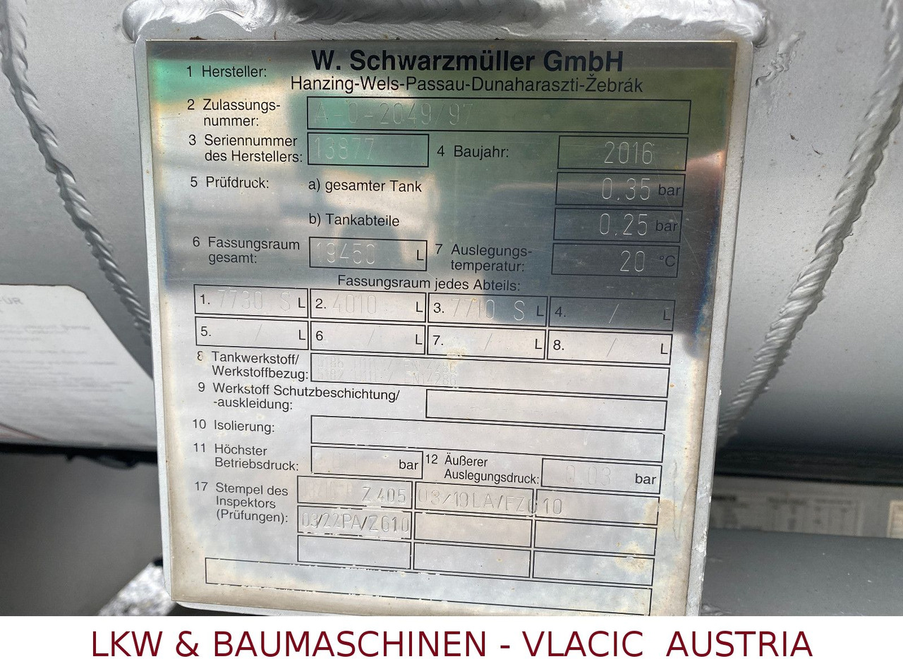 Tank truck Iveco Stralis 460 Benz/Diesel Schwarzmüller-Kompletzug: picture 15