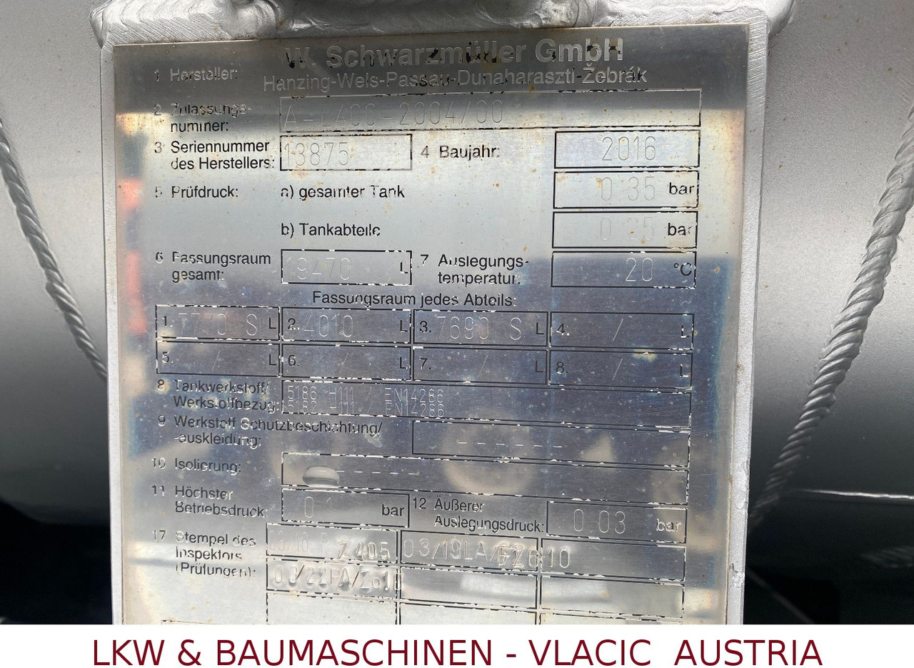 Tank truck Iveco Stralis 460 Benz/Diesel Schwarzmüller-Kompletzug: picture 11