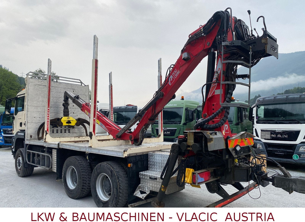 Timber truck, Crane truck MAN 33.500 6x6 MIT KRAN PENZ: picture 14 Timber truck, Crane truck MAN 33.500 6x6 MIT KRAN PENZ: picture 14