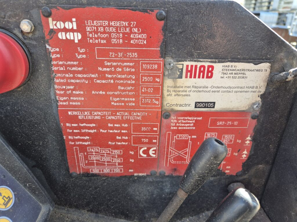 KOOIAAP Z2-3F – 2535 - Diesel forklift: picture 4 KOOIAAP Z2-3F – 2535 - Diesel forklift: picture 4