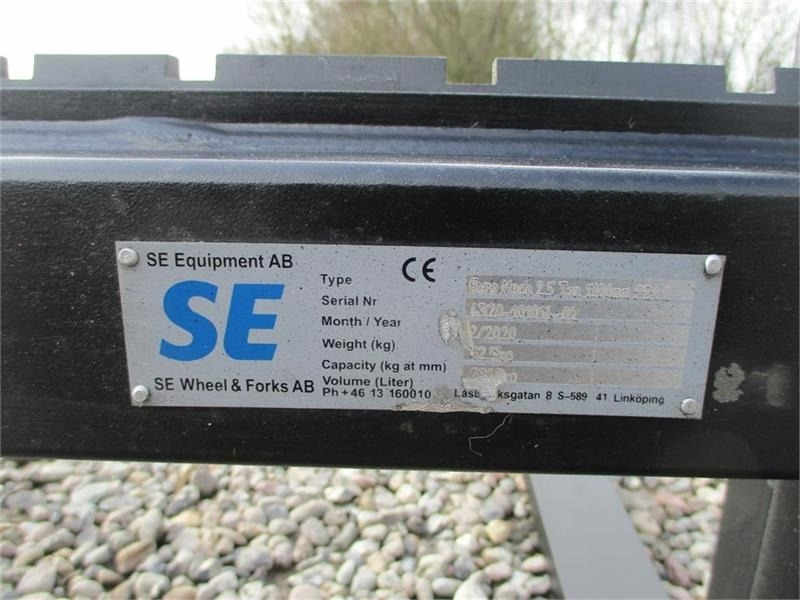 Forks for Agricultural machinery Limas SE 2.5Ton pallegafler med eurobeslag på: picture 10