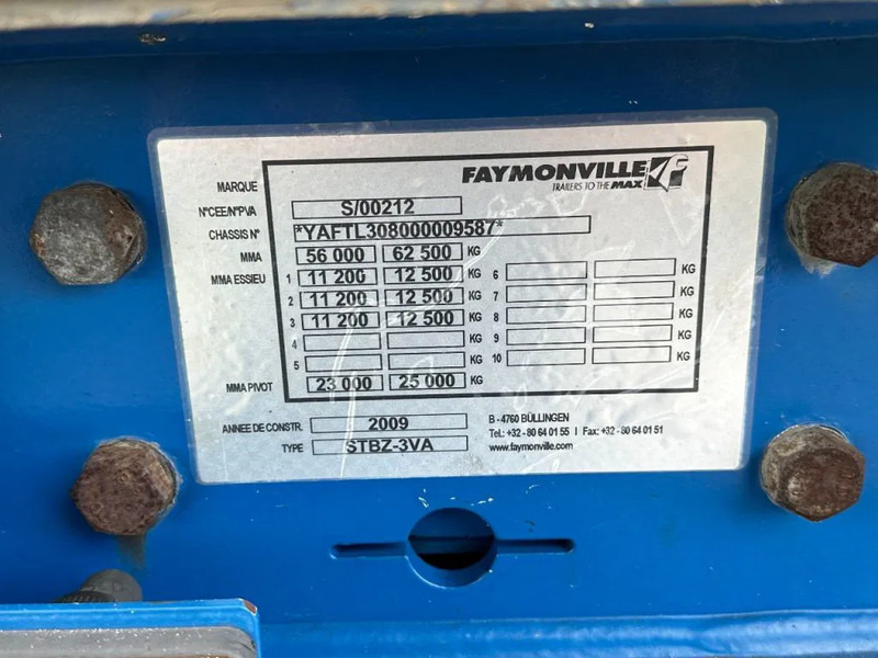 Low loader semi-trailer Faymonville MEGAMAX!!STBZ-3VA EXTENDABLE! REMOVABLE NECK!3x Steering!!: picture 9
