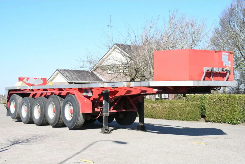 LUECK SPR75/5 5 achse BALLAST TRAILER 3x STEERAXLE!! - Dropside/ Flatbed semi-trailer: picture 1 LUECK SPR75/5 5 achse BALLAST TRAILER 3x STEERAXLE!! - Dropside/ Flatbed semi-trailer: picture 1