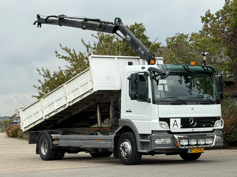 Mercedes-Benz Atego 1218 KRAAN/KIPPER!!MANUELL!! - Tipper, Crane truck: picture 1 Mercedes-Benz Atego 1218 KRAAN/KIPPER!!MANUELL!! - Tipper, Crane truck: picture 1