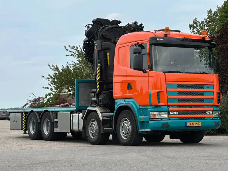 Scania R124-470 8X4!! HIAB70TM/FLY-JIB!!WINCH/LIER!!TOP!! - Crane truck: picture 2 Scania R124-470 8X4!! HIAB70TM/FLY-JIB!!WINCH/LIER!!TOP!! - Crane truck: picture 2