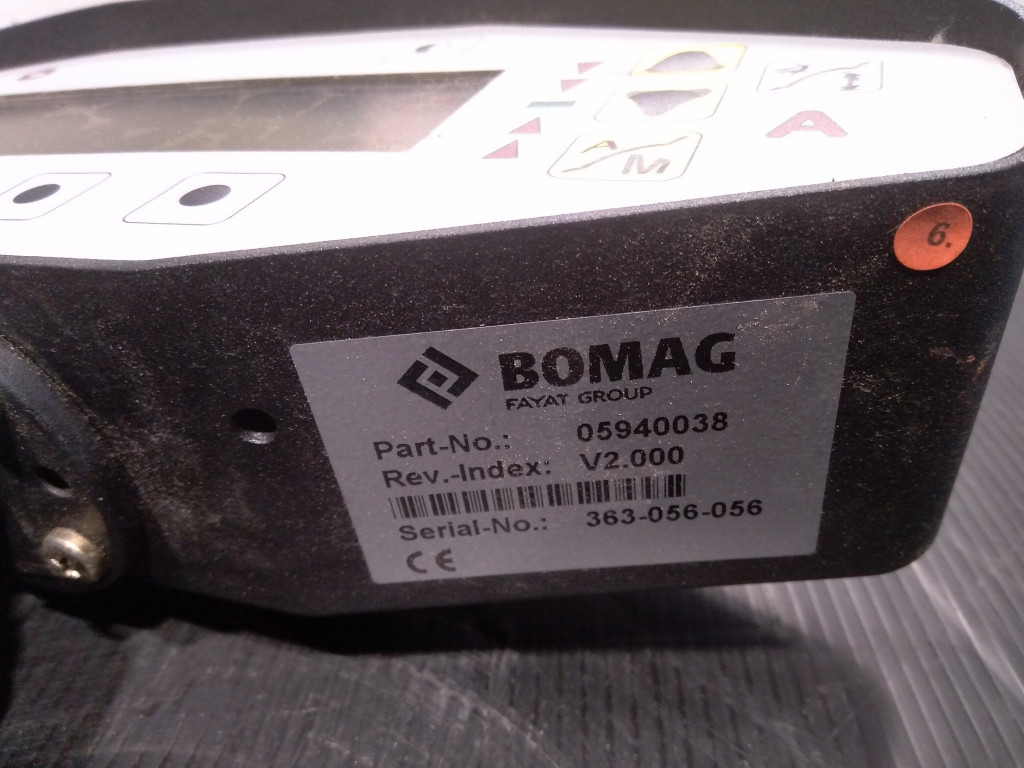 Bomag BM2000-75 - - Dashboard for Construction machinery: picture 4 Bomag BM2000-75 - - Dashboard for Construction machinery: picture 4