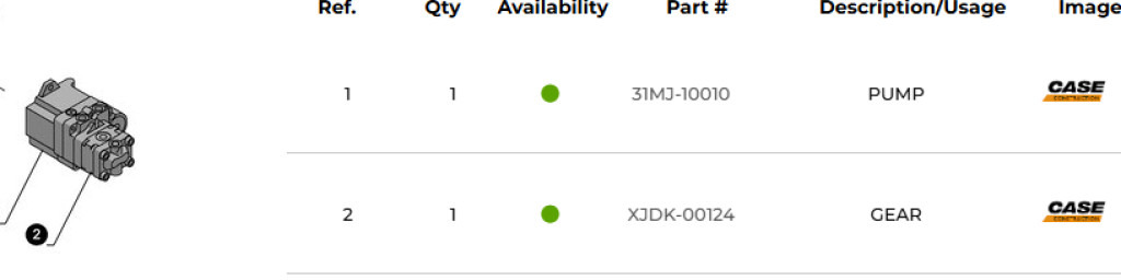 Case 31MJ-10010 - Hydraulic pump for Construction machinery: picture 3 Case 31MJ-10010 - Hydraulic pump for Construction machinery: picture 3