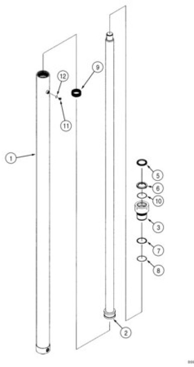 Case 341194A1 - Hydraulic cylinder for Agricultural machinery: picture 1 Case 341194A1 - Hydraulic cylinder for Agricultural machinery: picture 1