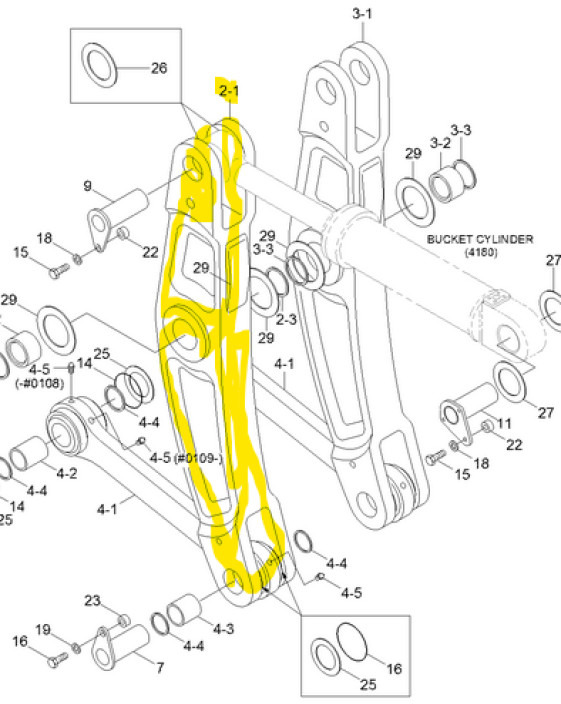 Case 61LH-10123CY - 61LH-10123 - Quick coupler for Construction machinery: picture 3 Case 61LH-10123CY - 61LH-10123 - Quick coupler for Construction machinery: picture 3