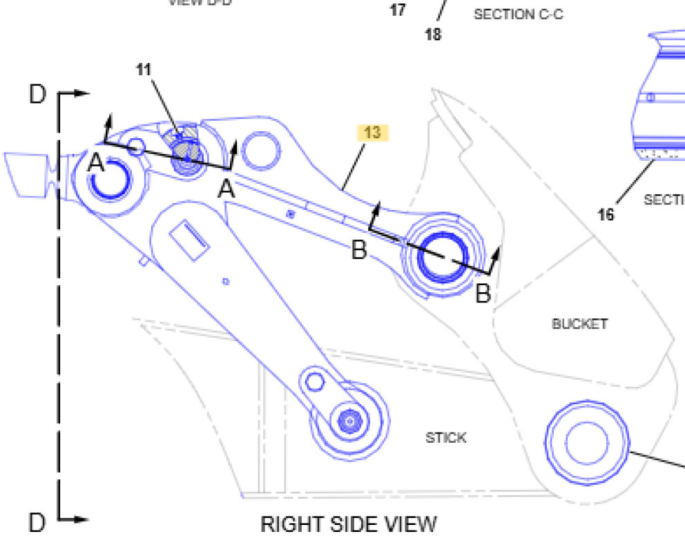 Caterpillar 2803135 - 280-3135 - Quick coupler for Construction machinery: picture 1 Caterpillar 2803135 - 280-3135 - Quick coupler for Construction machinery: picture 1