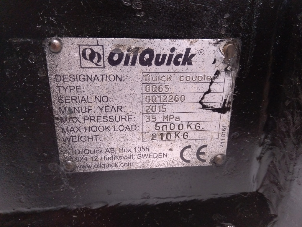 Oilquick OQ65 - - Quick coupler for Construction machinery: picture 5 Oilquick OQ65 - - Quick coupler for Construction machinery: picture 5