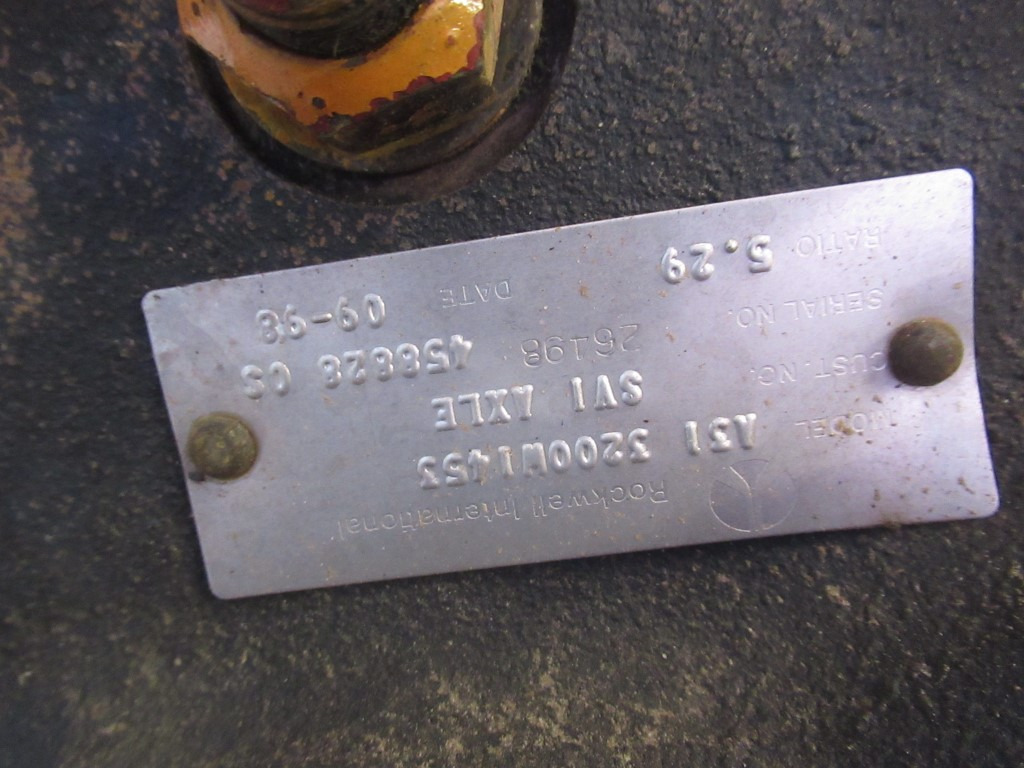 Rockwell SVI AXLE - APRC3805W4H120329 - Front axle for Construction machinery: picture 2 Rockwell SVI AXLE - APRC3805W4H120329 - Front axle for Construction machinery: picture 2