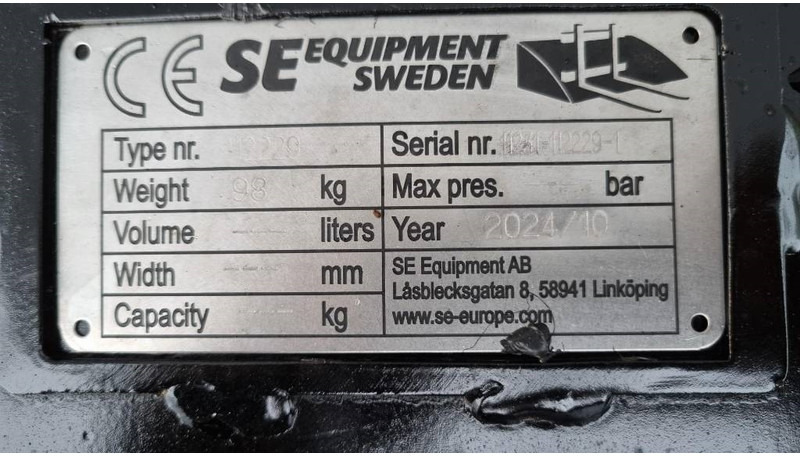 SE Equipment Asfaltsskär S60 - Demolition shears for Construction machinery: picture 4 SE Equipment Asfaltsskär S60 - Demolition shears for Construction machinery: picture 4