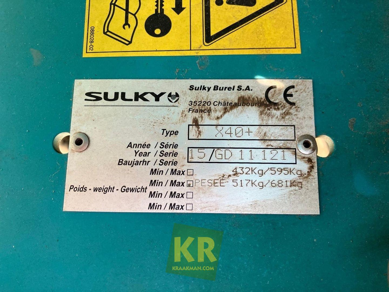 Sulky X40 Kunstmeststrooier  - Fertilizer spreader: picture 5 Sulky X40 Kunstmeststrooier  - Fertilizer spreader: picture 5