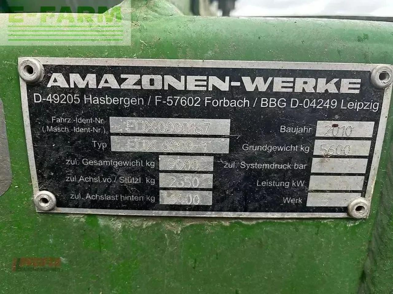 Amazone edx 6000 t - Precision sowing machine: picture 3 Amazone edx 6000 t - Precision sowing machine: picture 3