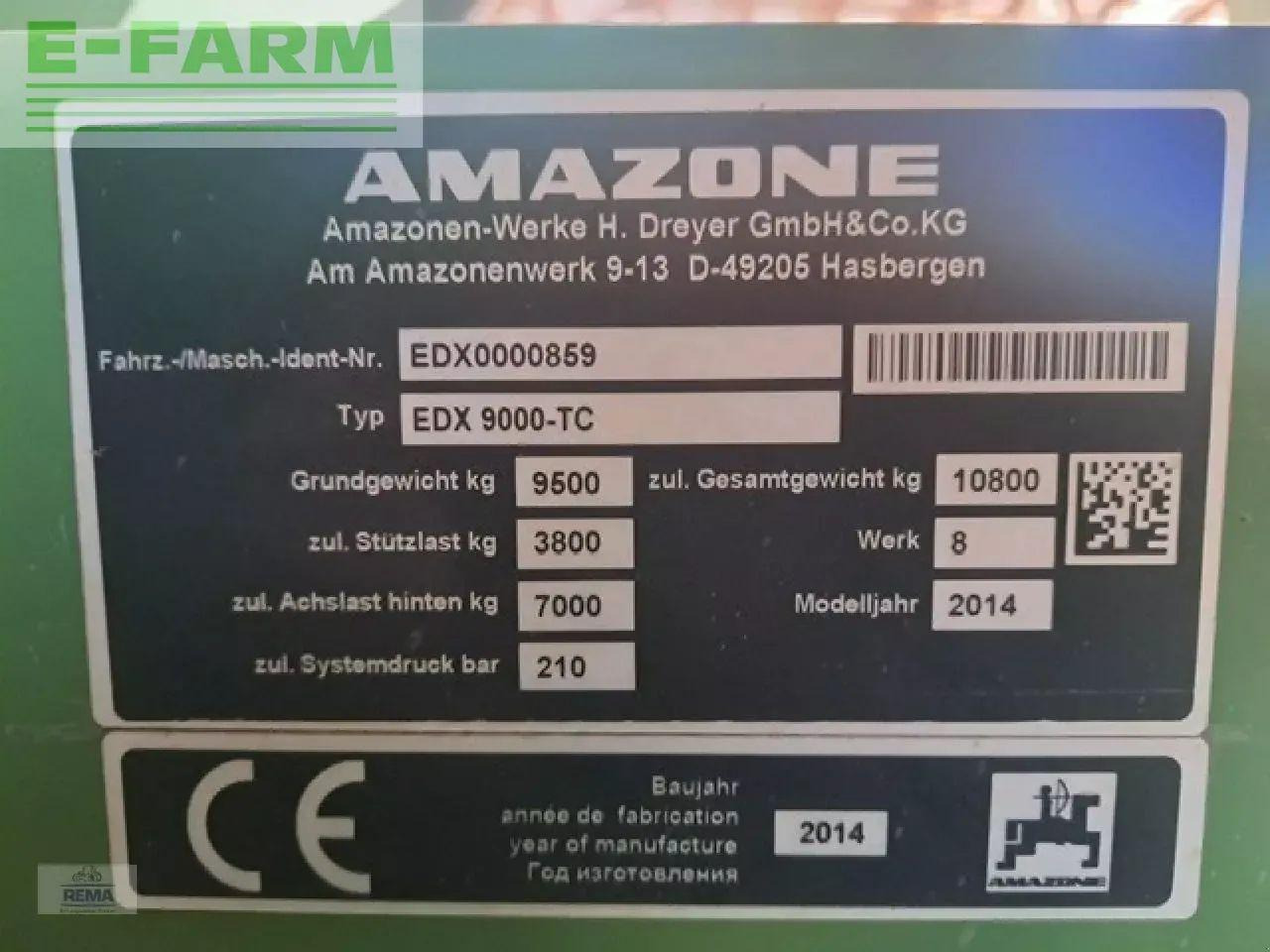 Amazone edx 9000-tc - Precision sowing machine: picture 4 Amazone edx 9000-tc - Precision sowing machine: picture 4