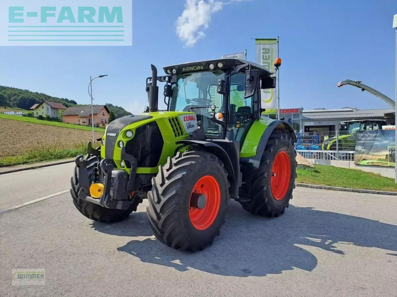 CLAAS arion 550 cis cmatic CMATIC CIS - Farm tractor: picture 1 CLAAS arion 550 cis cmatic CMATIC CIS - Farm tractor: picture 1