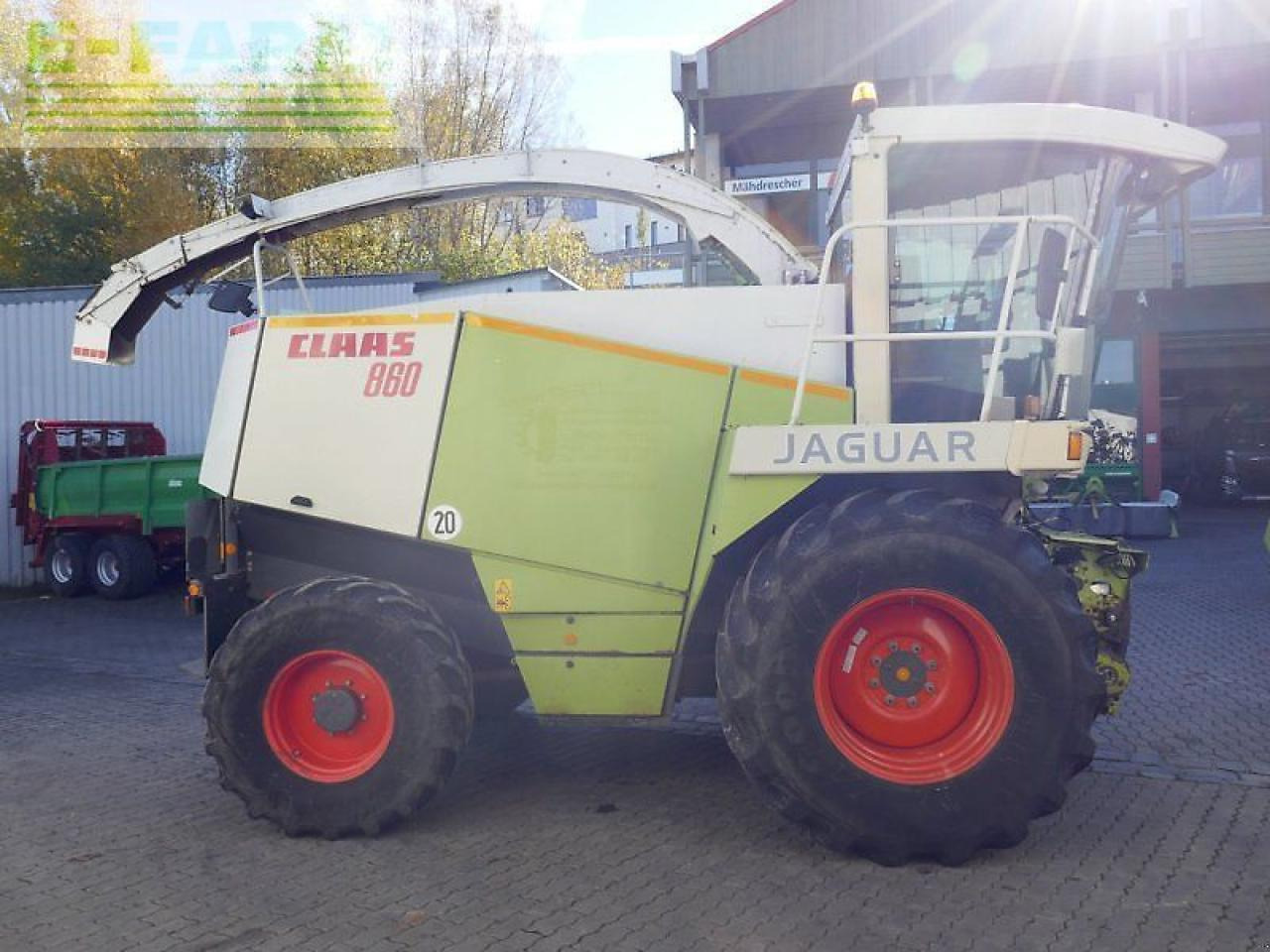 CLAAS jaguar 860 inkl. orbis 600 und pu 300 hd - Forage harvester: picture 4 CLAAS jaguar 860 inkl. orbis 600 und pu 300 hd - Forage harvester: picture 4