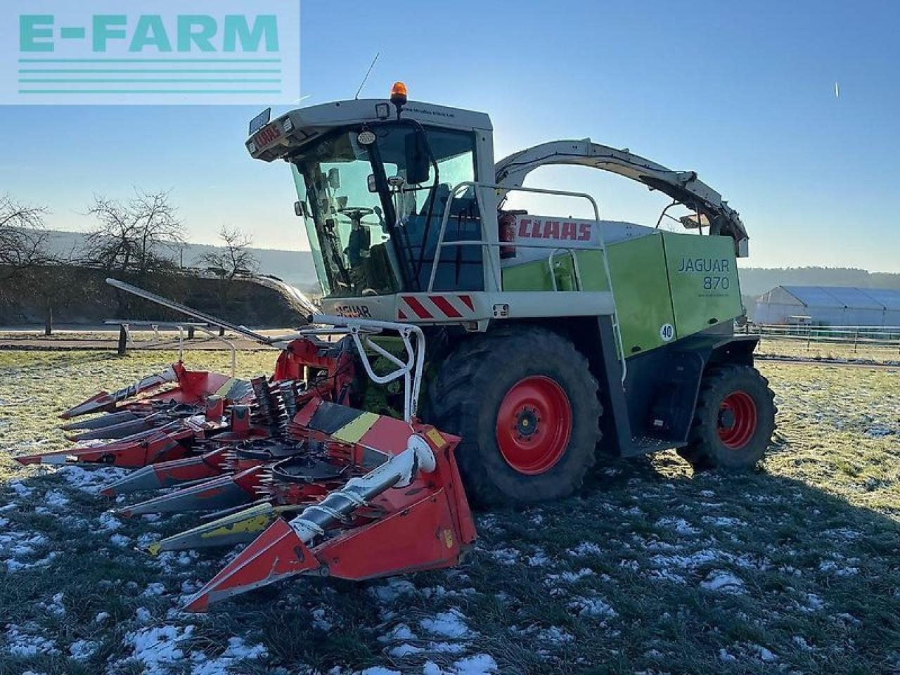 CLAAS jaguar 870 speedstar + kemper 360 plus + pick-up top! - Forage harvester: picture 5 CLAAS jaguar 870 speedstar + kemper 360 plus + pick-up top! - Forage harvester: picture 5