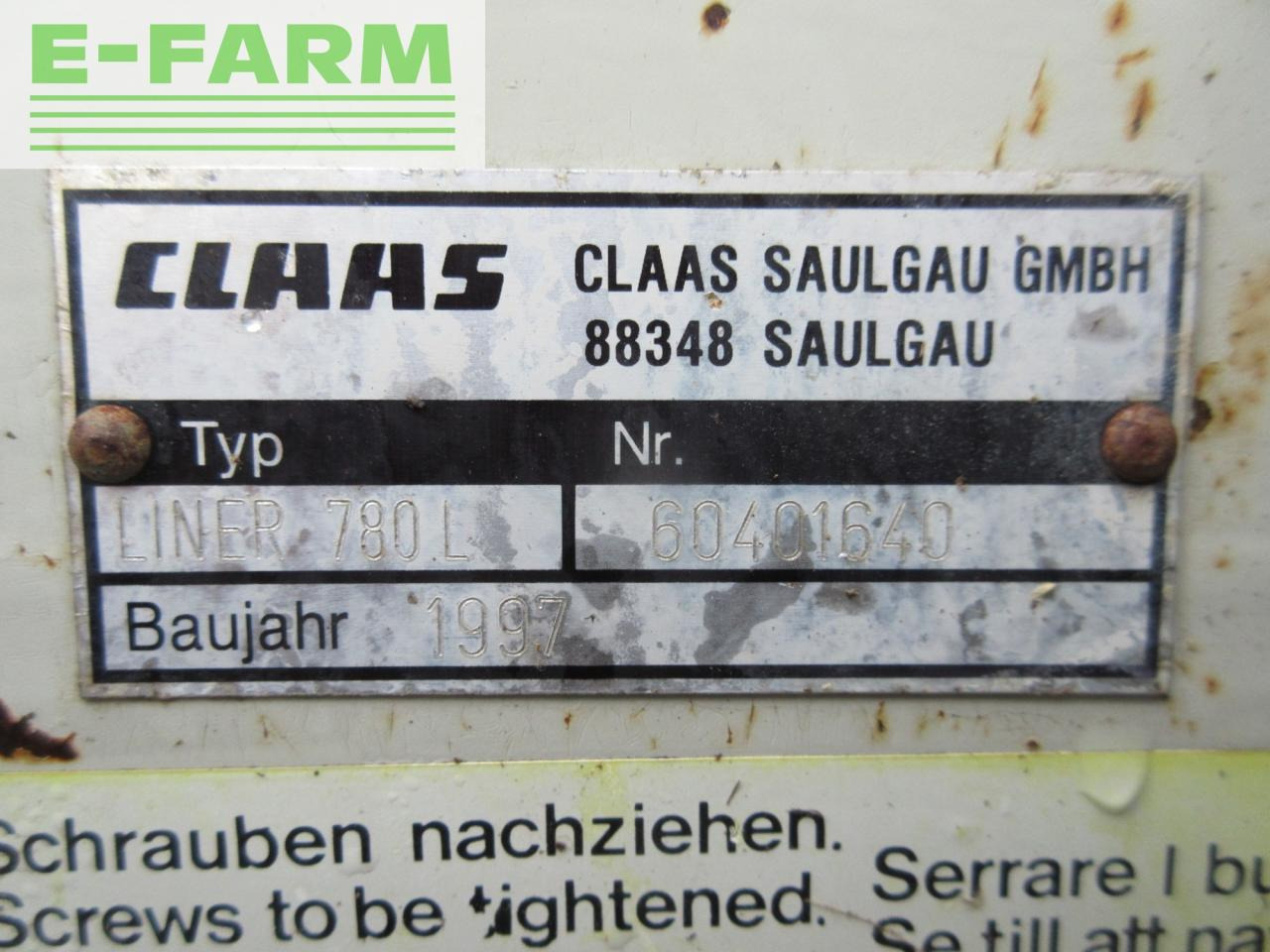 CLAAS l 780 l - Tedder/ Rake: picture 5 CLAAS l 780 l - Tedder/ Rake: picture 5