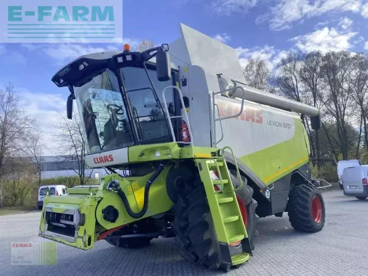 CLAAS lexion 570 + v750 + tw - Combine harvester: picture 3 CLAAS lexion 570 + v750 + tw - Combine harvester: picture 3